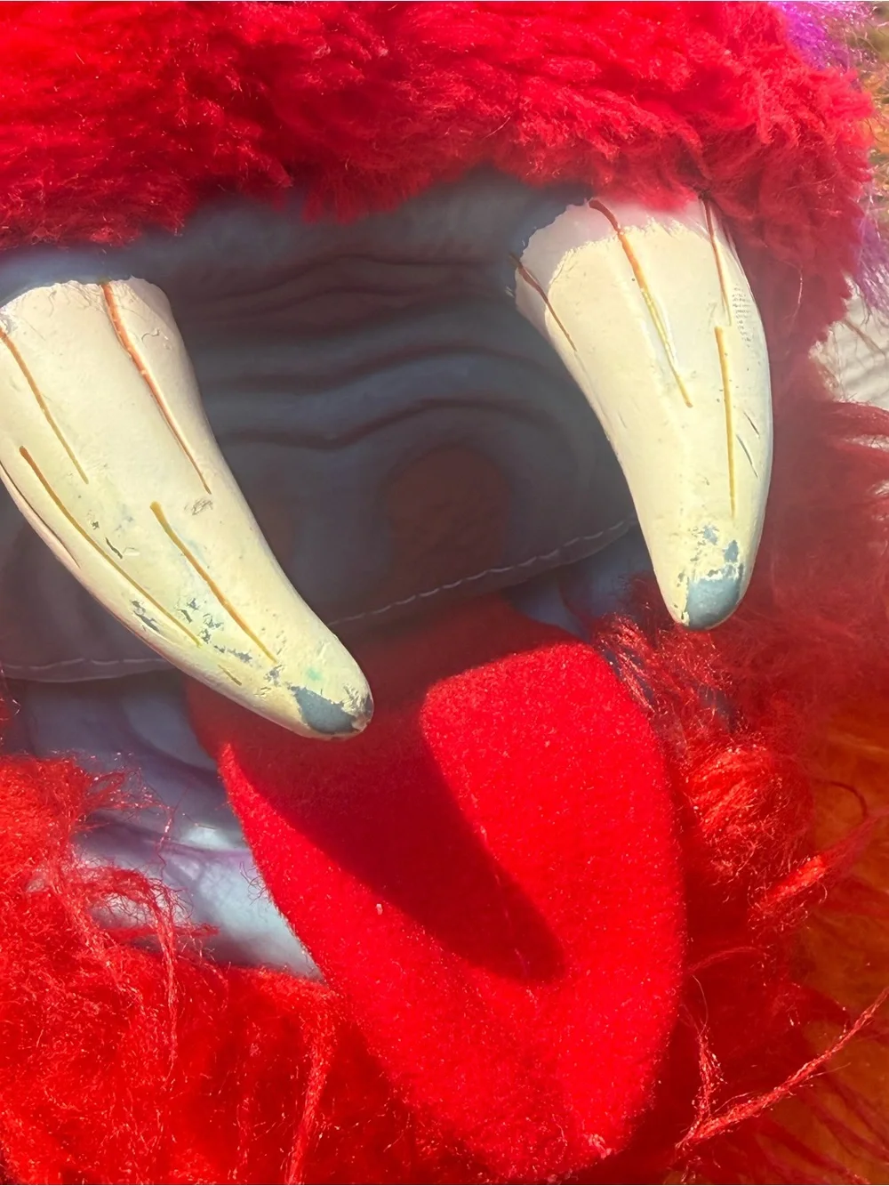 Vintage 1986 My Pet Monster GWONK Hand Puppet Plush Orange AmToy 80s Toy RARE